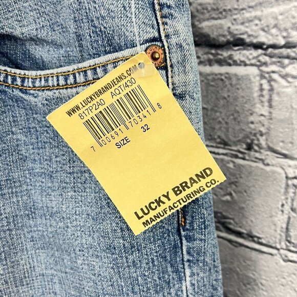 Vintage Lucky Brand Rancher Flare Size Womens 14/32 Distressed Jeans NWT - Picture 8 of 12